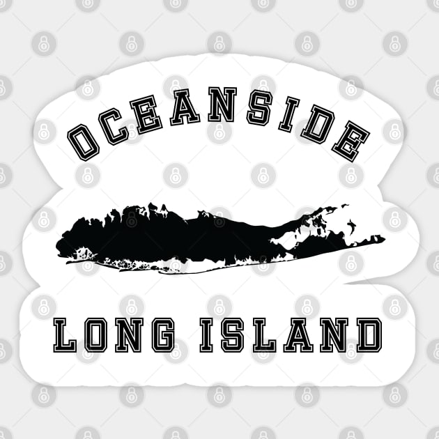 Oceanside (Light Colors) Sticker by Proud Town Tees